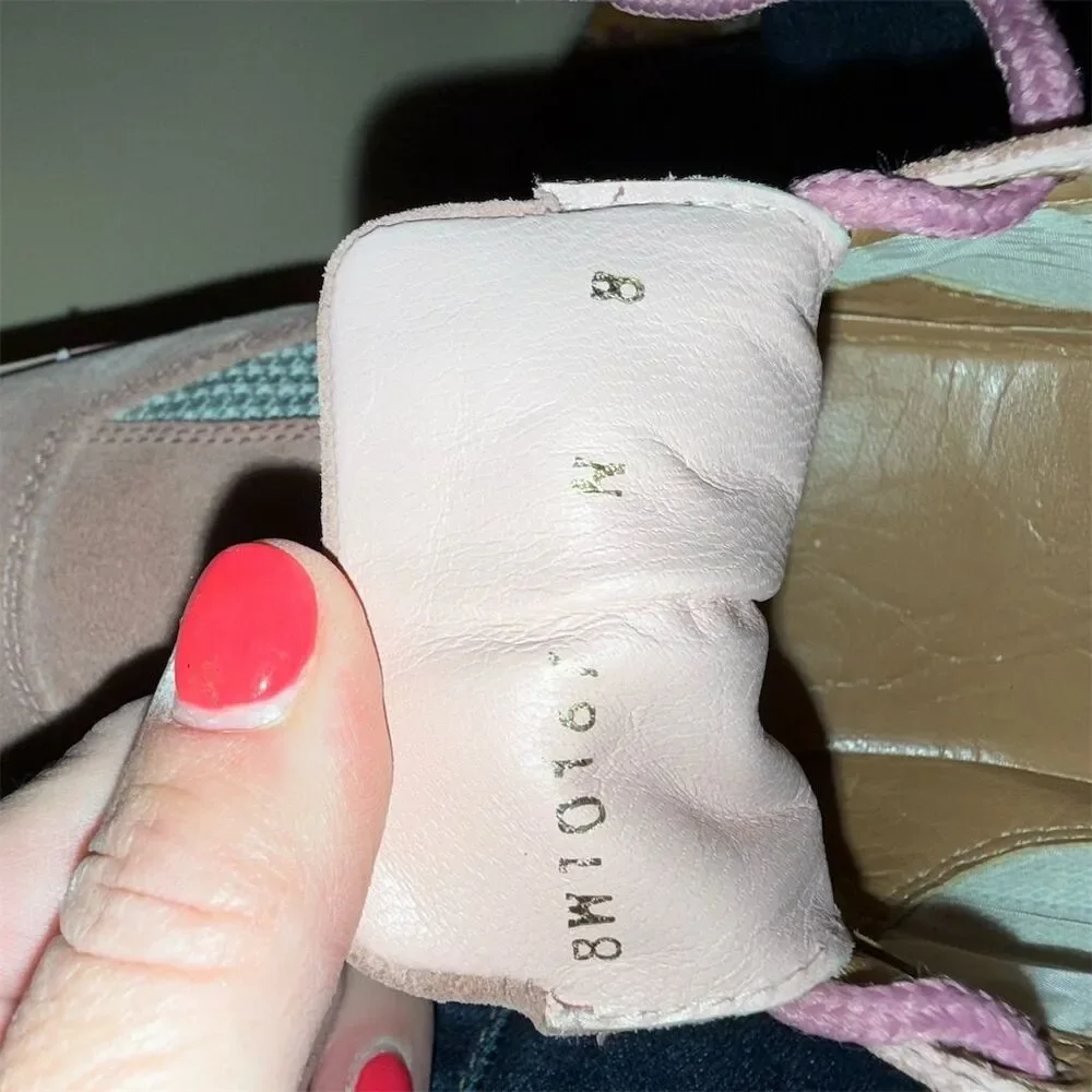 Stuart Weitzman Women's Pink Lace Up Size‎ 8 Narrow Shoes